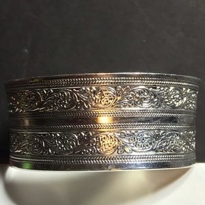 Tibetan silver cuff bracelet